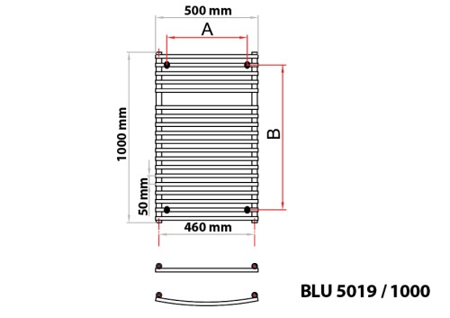  VİGO Electric Heater, VİGO Panel Radiator, VİGO Decorative Radiator-BLU TOWEL RADIATOR TYPES